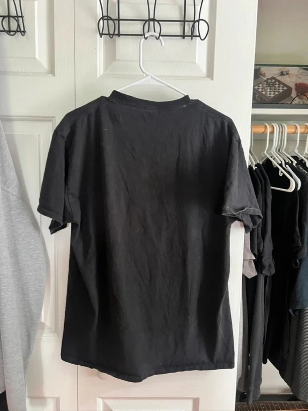 Vera Bradley Black Graphic Short Sleeve Tee with White Skull Artwork